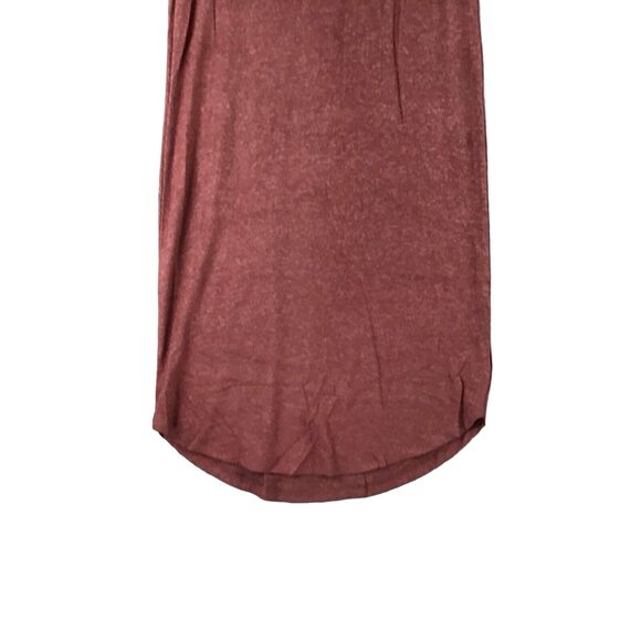 Bobeau Women’s Sweater Dress M Brick Red Cowl Neck Built-In Face Cover NWOT - Picture 5 of 14